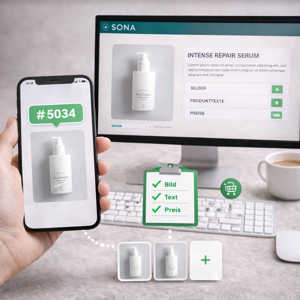 Produktpflege komplett für Sie übernommen